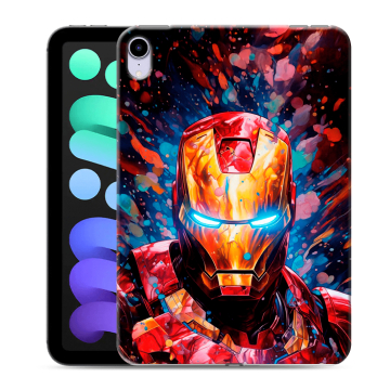 Силиконовый чехол на Ipad Mini (2021) с принтом Железный человек Ironman Силиконовый чехол на Ipad Mini (2021) с принтом Железный человек Ironman