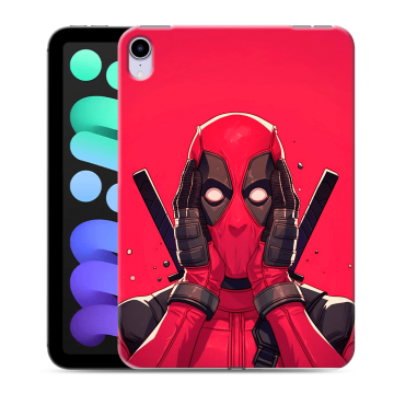 Силиконовый чехол на Ipad Mini (2021) с принтом Дедпул Deadpool