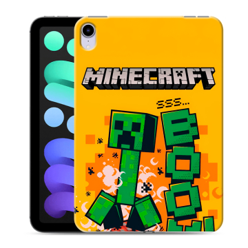 Силиконовый чехол на Ipad Mini (2021) с принтом Майнкрафт Minecraft Силиконовый чехол на Ipad Mini (2021) с принтом Майнкрафт Minecraft