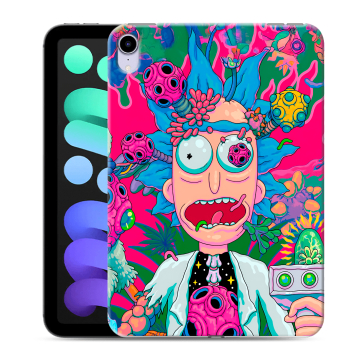 Силиконовый чехол на Ipad Mini (2021) с принтом Рик и Морти Rick Morty Силиконовый чехол на Ipad Mini (2021) с принтом Рик и Морти Rick Morty