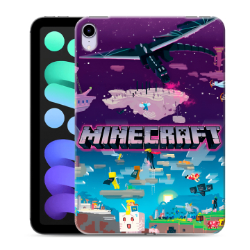 Силиконовый чехол на Ipad Mini (2021) с принтом Майнкрафт Minecraft Силиконовый чехол на Ipad Mini (2021) с принтом Майнкрафт Minecraft