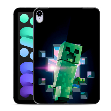 Силиконовый чехол на Ipad Mini (2021) с принтом Майнкрафт Minecraft Силиконовый чехол на Ipad Mini (2021) с принтом Майнкрафт Minecraft