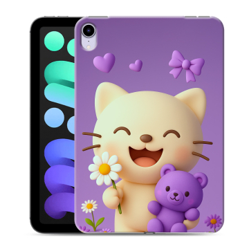 Силиконовый чехол на Ipad Mini (2021) с принтом для девочек