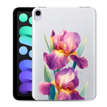 Силиконовый чехол на Ipad Mini (2021) с принтом Цветы орхидеи