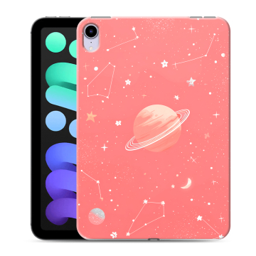 Силиконовый чехол на Ipad Mini (2021) с принтом Розовый космос
