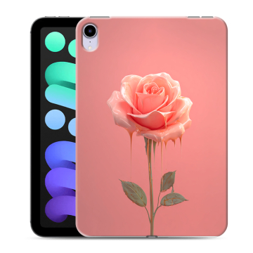 Силиконовый чехол на Ipad Mini (2021) с принтом Розовая роза