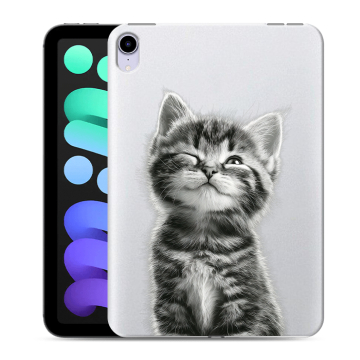 Силиконовый чехол на Ipad Mini (2021) с принтом Котенок