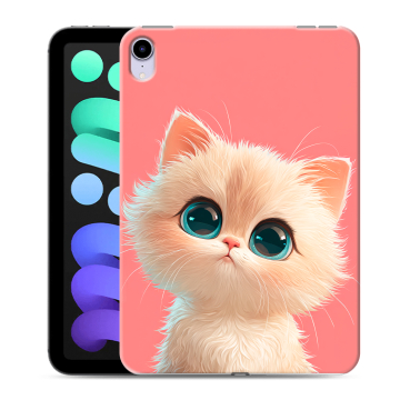 Силиконовый чехол на Ipad Mini (2021) с принтом Розовый котенок