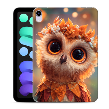 Силиконовый чехол на Ipad Mini (2021) с принтом Милая сова