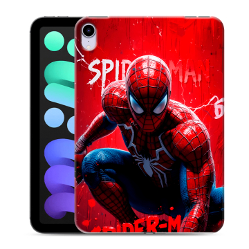 Силиконовый чехол на Ipad Mini (2021) с принтом Spiderman Человек паук Силиконовый чехол на Ipad Mini (2021) с принтом Spiderman Человек паук