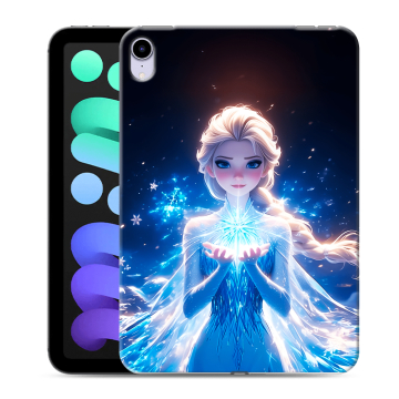 Силиконовый чехол на Ipad Mini (2021) с принтом Холодное сердце Frozen Силиконовый чехол на Ipad Mini (2021) с принтом Холодное сердце Frozen