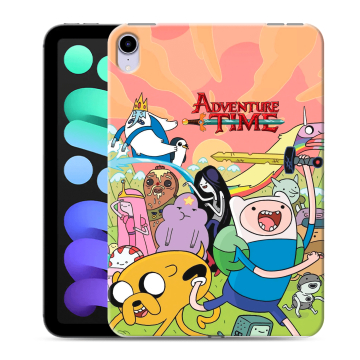 Силиконовый чехол на Ipad Mini (2021) с принтом Adventure time Время приключений