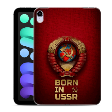 Силиконовый чехол на Ipad Mini (2021) с принтом Флаг Герб СССР