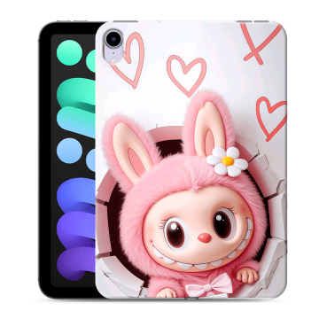 Силиконовый чехол на Ipad Mini (2021) с принтом Labubu Лабубу Силиконовый чехол на Ipad Mini (2021) с принтом Labubu Лабубу