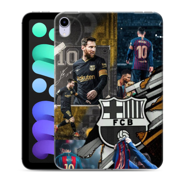 Силиконовый чехол на Ipad Mini (2021) с принтом Messi Barcelona Силиконовый чехол на Ipad Mini (2021) с принтом Messi Barcelona