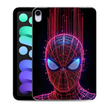 Силиконовый чехол на Ipad Mini (2021) с принтом Spiderman Человек паук Силиконовый чехол на Ipad Mini (2021) с принтом Spiderman Человек паук