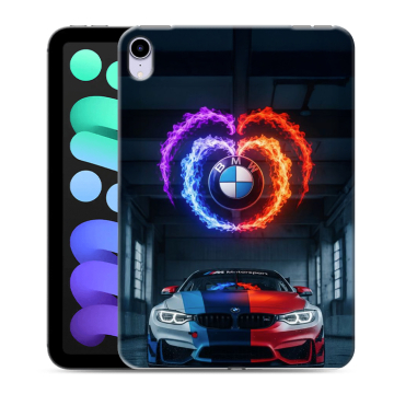 Силиконовый чехол на Ipad Mini (2021) с принтом BMW БМВ Силиконовый чехол на Ipad Mini (2021) с принтом BMW БМВ
