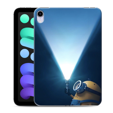 Силиконовый чехол на Ipad Mini (2021) с принтом Миньоны Силиконовый чехол на Ipad Mini (2021) с принтом Миньоны