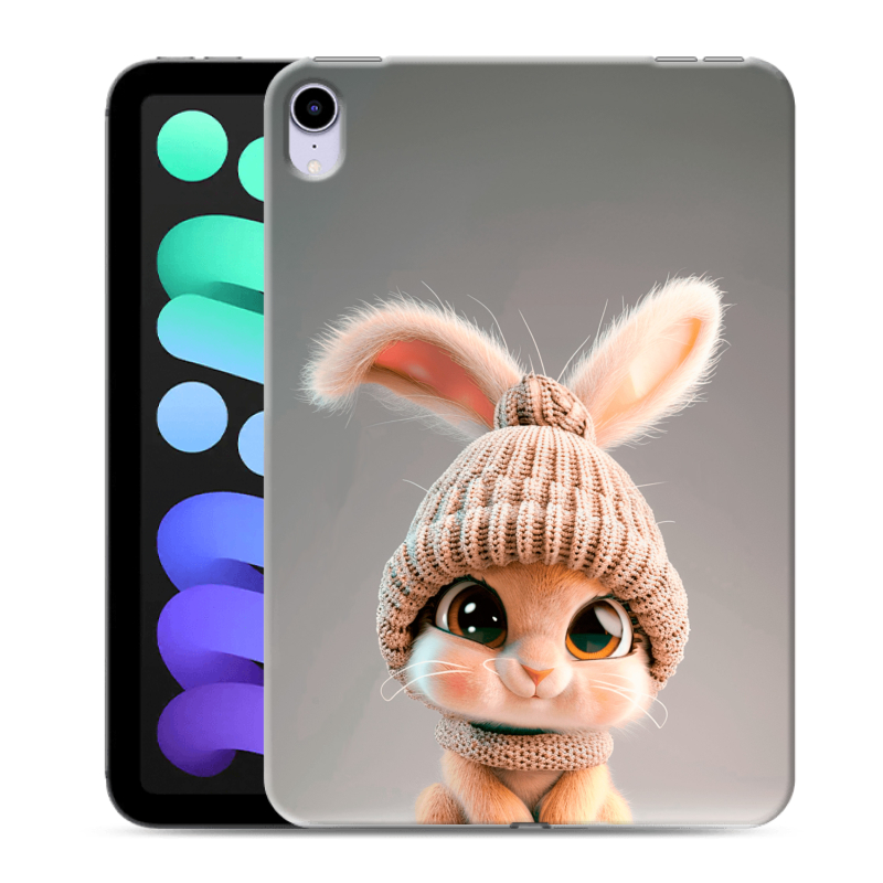 Силиконовый чехол на Ipad Mini (2021) с принтом Кролик Силиконовый чехол на Ipad Mini (2021) с принтом Кролик
