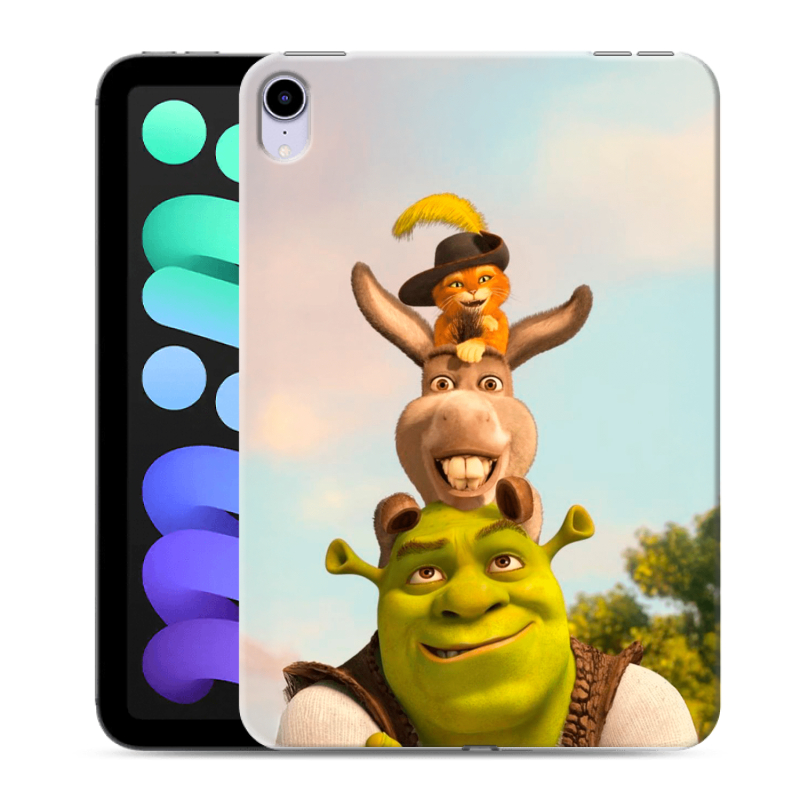 Силиконовый чехол на Ipad Mini (2021) с принтом Шрек Shrek Силиконовый чехол на Ipad Mini (2021) с принтом Шрек Shrek