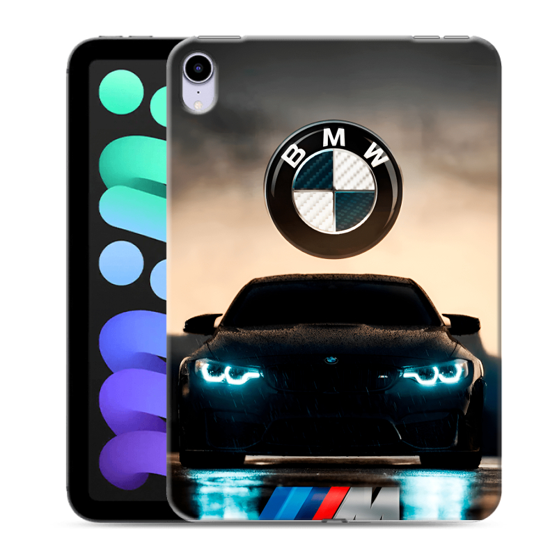 Силиконовый чехол на Ipad Mini (2021) с принтом БМВ BMW Силиконовый чехол на Ipad Mini (2021) с принтом БМВ BMW