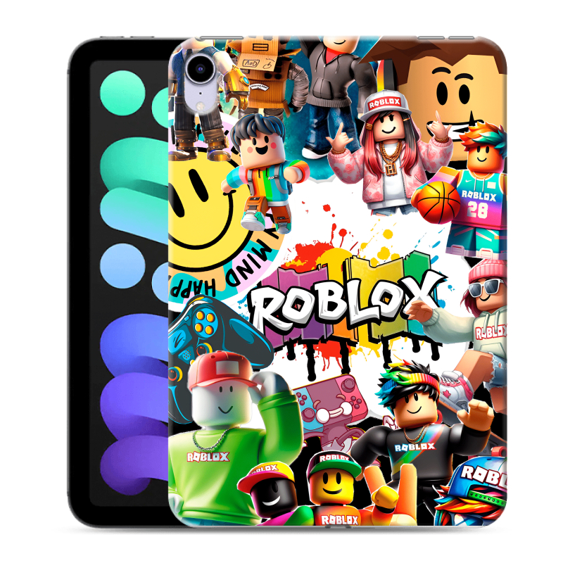 Силиконовый чехол на Ipad Mini (2021) с принтом Roblox Роблокс Силиконовый чехол на Ipad Mini (2021) с принтом Roblox Роблокс