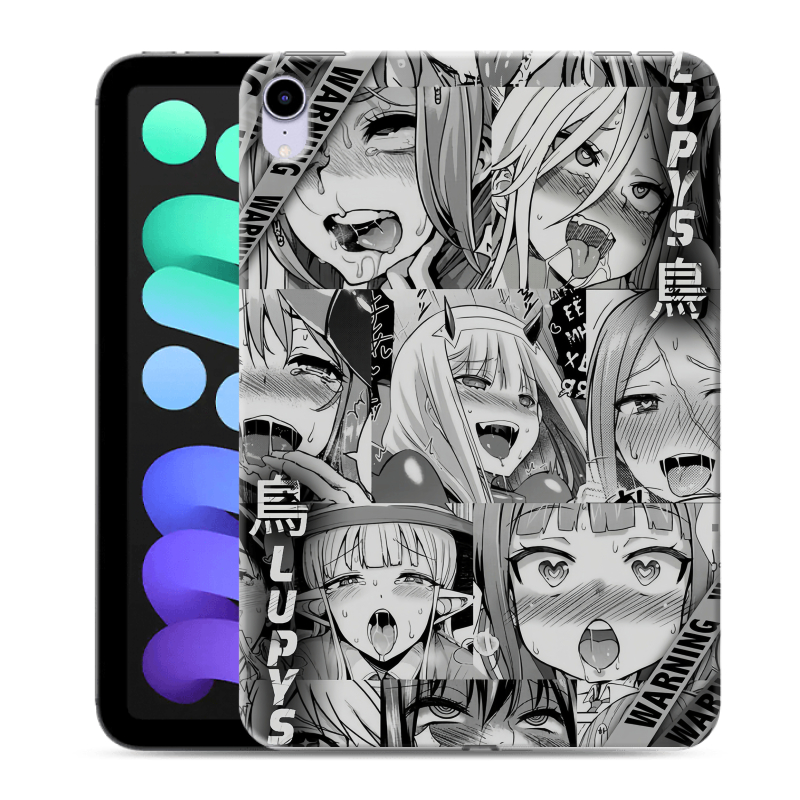 Силиконовый противоударный чехол на Ipad Mini (2021) с принтом Ahegao Ахегао Аниме Силиконовый противоударный чехол на Ipad Mini (2021) с принтом Ahegao Ахегао Аниме