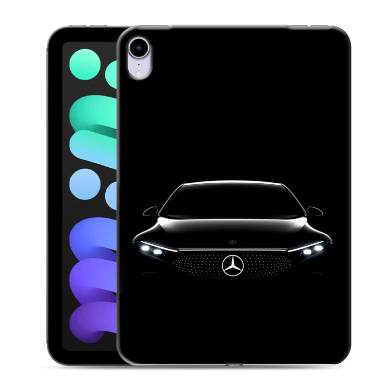 Силиконовый чехол на Ipad Mini (2021) с принтом Mercedes Мерседес Силиконовый чехол на Ipad Mini (2021) с принтом Mercedes Мерседес