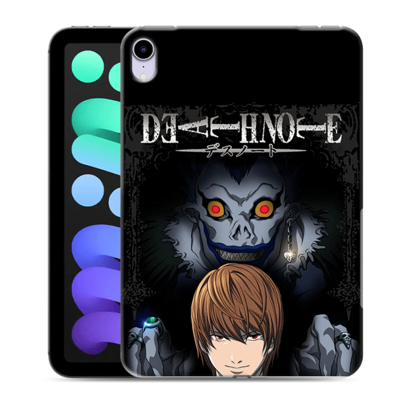 Силиконовый чехол на Ipad Mini (2021) с принтом Death note Тетрадь смерти Силиконовый чехол на Ipad Mini (2021) с принтом Death note Тетрадь смерти