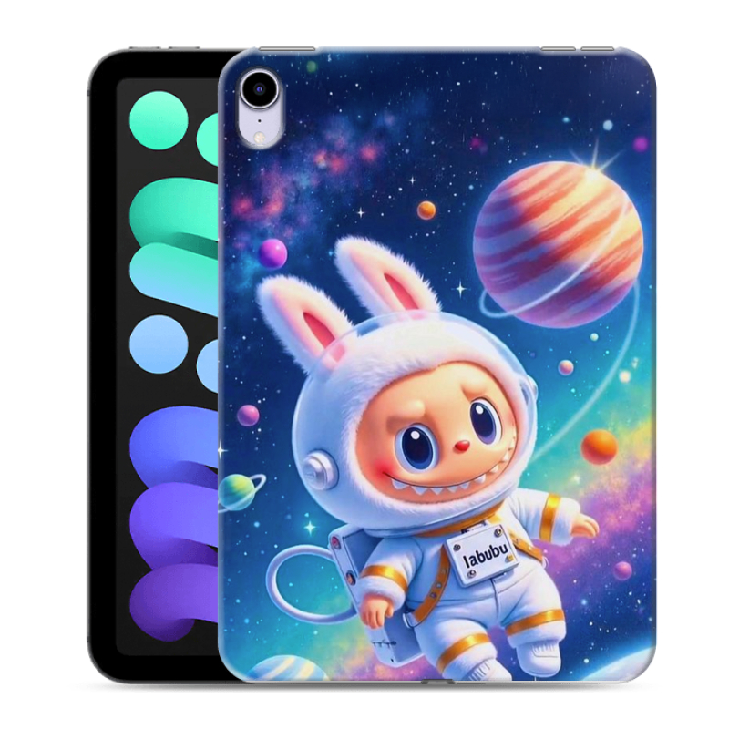 Силиконовый чехол на Ipad Mini (2021) с принтом Labubu Лабубу Силиконовый чехол на Ipad Mini (2021) с принтом Labubu Лабубу