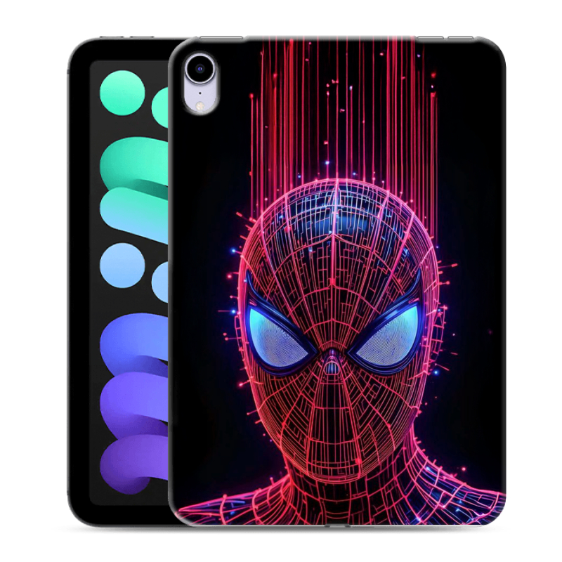 Силиконовый противоударный чехол на Ipad Mini (2021) с принтом Spiderman Человек паук Силиконовый противоударный чехол на Ipad Mini (2021) с принтом Spiderman Человек паук