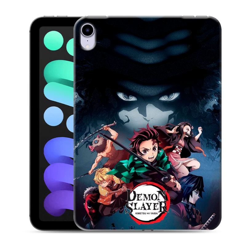 Силиконовый чехол на Ipad Mini (2021) с принтом Demon Slayer Клинок рассекающий демонов Силиконовый чехол на Ipad Mini (2021) с принтом Demon Slayer Клинок рассекающий демонов