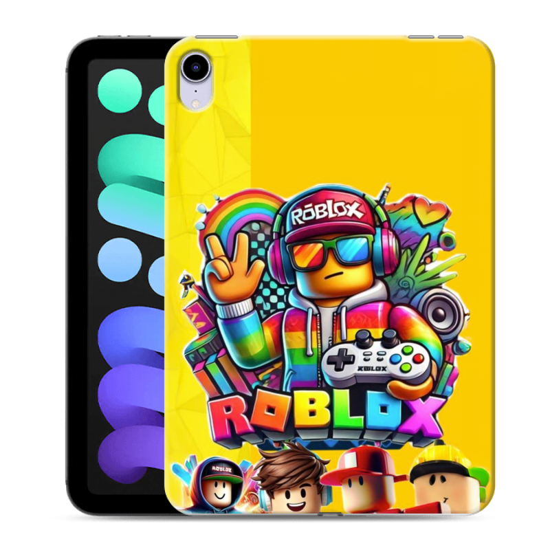 Силиконовый чехол на Ipad Mini (2021) с принтом Roblox Роблокс Силиконовый чехол на Ipad Mini (2021) с принтом Roblox Роблокс