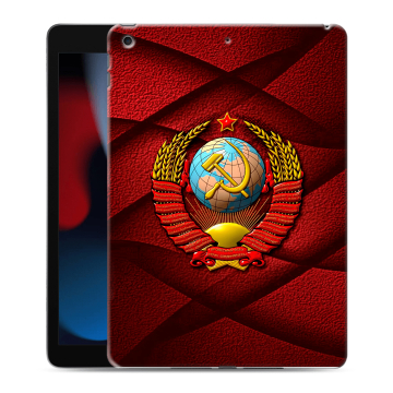 Силиконовый чехол на планшета Ipad 10.2 (2021) с принтом Герб СССР Силиконовый чехол на планшета Ipad 10.2 (2021) с принтом Герб СССР