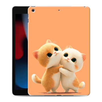 Силиконовый чехол на планшета Ipad 10.2 (2021) с принтом Милые котики Силиконовый чехол на планшета Ipad 10.2 (2021) с принтом Милые котики