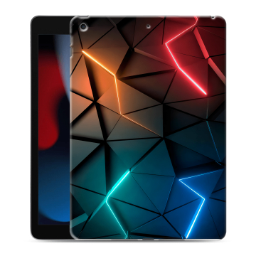 Силиконовый чехол на планшета Ipad 10.2 (2021) с принтом Абстракция неон Силиконовый чехол на планшета Ipad 10.2 (2021) с принтом Абстракция неон