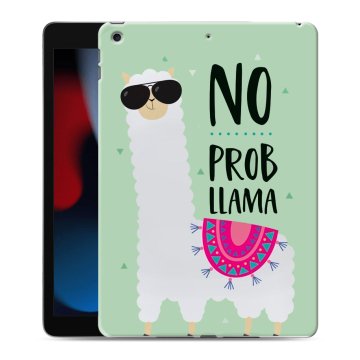 Силиконовый чехол на планшета Ipad 10.2 (2021) с принтом Лама Силиконовый чехол на планшета Ipad 10.2 (2021) с принтом Лама