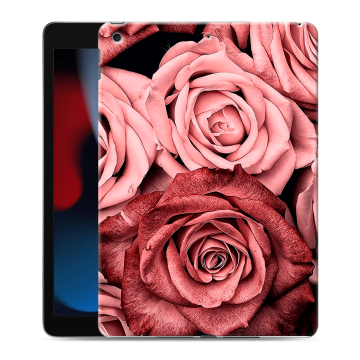Силиконовый чехол на планшета Ipad 10.2 (2021) с принтом Цветы розы Силиконовый чехол на планшета Ipad 10.2 (2021) с принтом Цветы розы