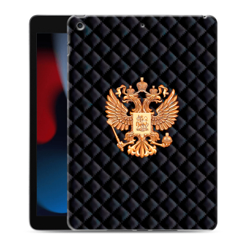 Силиконовый чехол на Ipad 10.2 (2021) с принтом Герб России принт Силиконовый чехол на Ipad 10.2 (2021) с принтом Герб России принт