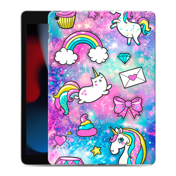 Силиконовый чехол на Ipad 10.2 (2021) с принтом Единороги