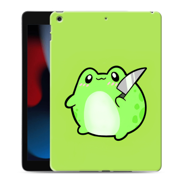 Силиконовый чехол на Ipad 10.2 (2021) с принтом Лягушенок Силиконовый чехол на Ipad 10.2 (2021) с принтом Лягушенок