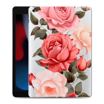 Силиконовый чехол на Ipad 10.2 (2021) с принтом Розы Силиконовый чехол на Ipad 10.2 (2021) с принтом Розы