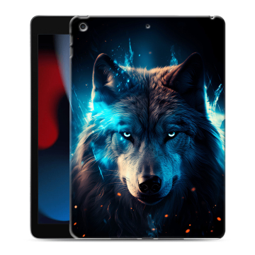Силиконовый чехол на Ipad 10.2 (2021) с принтом Волк ночной