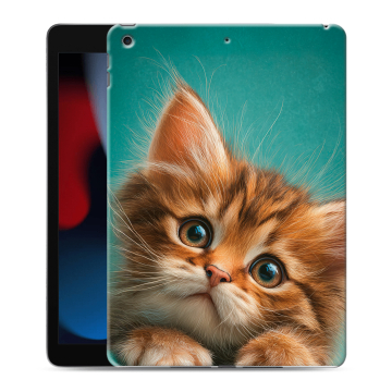 Силиконовый чехол на Ipad 10.2 (2021) с принтом котенок Силиконовый чехол на Ipad 10.2 (2021) с принтом котенок