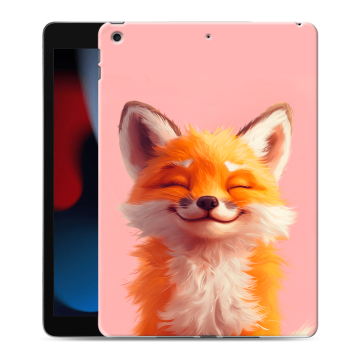 Силиконовый чехол на Ipad 10.2 (2021) с принтом милая лиса Силиконовый чехол на Ipad 10.2 (2021) с принтом милая лиса