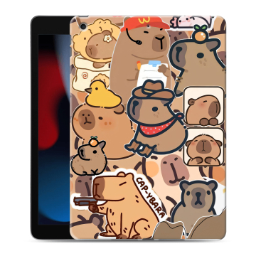 Силиконовый чехол на Ipad 10.2 (2021) с принтом капибара Силиконовый чехол на Ipad 10.2 (2021) с принтом капибара
