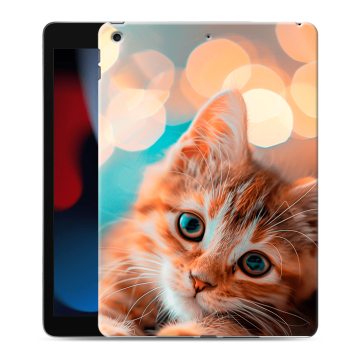 Силиконовый чехол на Ipad 10.2 (2021) с принтом котик Силиконовый чехол на Ipad 10.2 (2021) с принтом котик