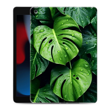 Силиконовый чехол на Ipad 10.2 (2021) с принтом Листья Силиконовый чехол на Ipad 10.2 (2021) с принтом Листья