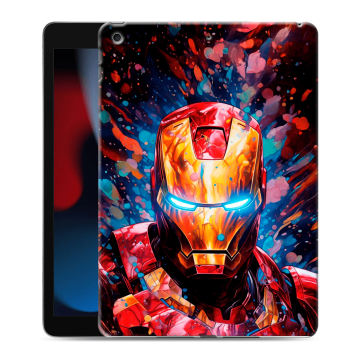 Силиконовый чехол на Ipad 10.2 (2021) с принтом Железный человек Ironman Силиконовый чехол на Ipad 10.2 (2021) с принтом Железный человек Ironman