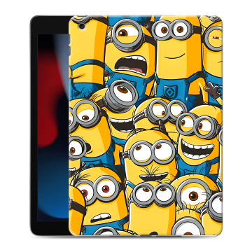 Силиконовый чехол на Ipad 10.2 (2021) с принтом Миньоны Силиконовый чехол на Ipad 10.2 (2021) с принтом Миньоны